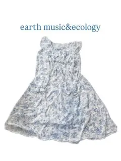 earth music&ecology フローラルロングドレス