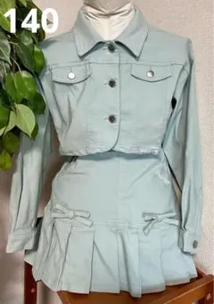 新品　ジェニイラブ　セットアップ　オパールグリーン　140