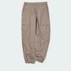 〈UNIQLO〉カーゴパンツ パラシュートパンツ ベージュ