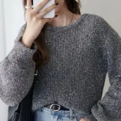 フェザーヤーン ニット