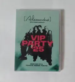 [Alexandros]　VIP PARTY'25　限定盤DVD-Disc1～4