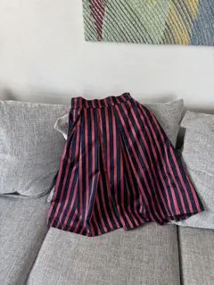 【美品】The Virgnia ハリツヤ感　フレアスカート ストライプのサムネイル