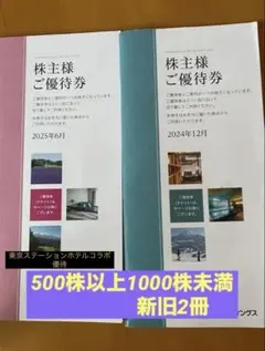 東急不動産ホールディングス　株主優待冊子　新旧2冊
