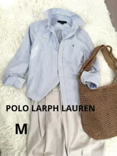 ラルフローレン 上質 オックスフォード ボタンダウンシャツ ストライプ　59
