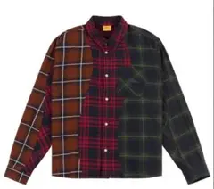 Dime mtl - Triple Plaid Shirt シャツ デニム L