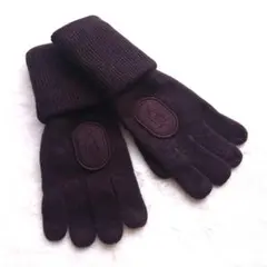 poláura ポローラエンブレムロングニットグローブ