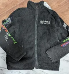 ディーゼル　DIESEL　刺繍デザイン　ボア　フリース　ジャンパー