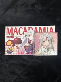 【ホロライブ】百鬼あやめ マグネットシート 外箱付き 明治マカダミアチョコレートのサムネイル