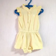 ラルフローレン　ロンパース　6М　70　黄色　女の子