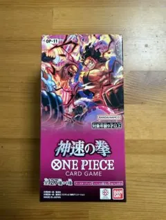 ONE PIECEカードゲーム 神速の拳 1BOX 未開封 テープ付き - メルカリ