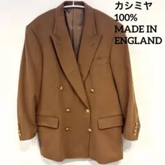 希少★英国製アクアスキュータム カシミヤ100% テーラードジャケット 裏地総柄