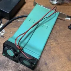 パソコン自作機 デュアルファン グリーン