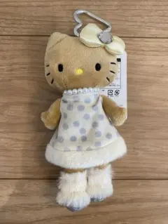 ハローキティ ぬいぐるみ スタイルアップマスコット　ドットドレス