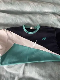 YONEX テニス Tシャツ Mサイズ ネイビー/ターコイズ