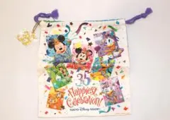 東京ディズニーリゾート　35th HappiestCelebration!　巾着