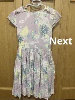 Next 半袖ワンピース ラベンダーカラー