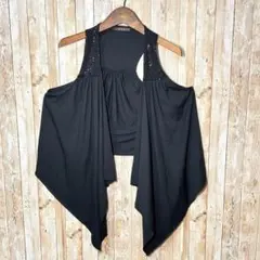 INGNI ブラックボレロ (M) 黒 スパンコール オシャレ キレイめ