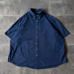 00s Ralph Lauren オーバーサイズシャツ 紺 4XL A1011のサムネイル