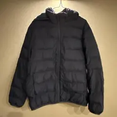 UNIQLO　ライトウォームパデットパーカ　ネイビー　150cm