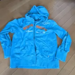 Ocean Pacific 水色 フルジップパーカー M