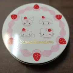 いちごホイップケーキデザインシリーズ　サンリオキャラクターズ　缶