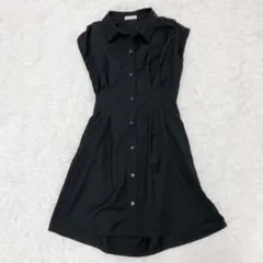 RESEXXY　リゼクシー　ウエストタック　ミニ　シャツ　ワンピース　ブラック