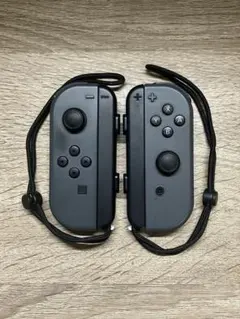 ジョイコン Joy-Con グレー 動作確認済 ストラップ付