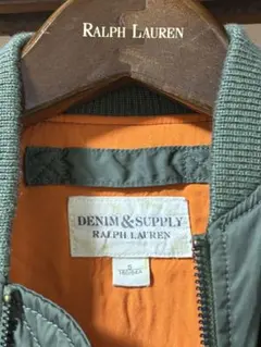 デニムアンドサプライ ラルフローレン MA1 タロンジップ