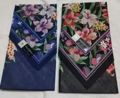 Valentino 花柄ハンカチ 枚色セット
