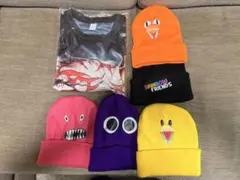 ニット帽5点＋TシャツLサイズ セット 新品未使用 まとめ売り