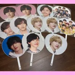 値下げ⚠️道枝駿佑　なにわ男子　うちわ12枚　まとめ売り