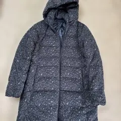 ユニクロヒョウ柄フード付きロングダウンジャケット　もっと値下げしました！