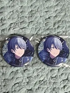 プロセカ あんスタコラボ 缶バッジ 青柳冬弥