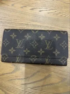 LOUIS VUITTON ルイヴィトン モノグラム 二つ折り長財布 ブラウン