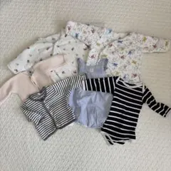 PETIT BATEAU ベビー服 1m〜6m 6点セット
