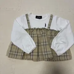 EAST BOY 長袖カットソー チェック柄