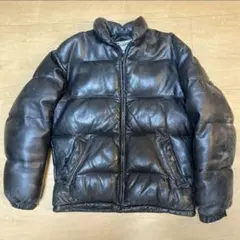 Schott レザーダウンジャケット 38 ブラックショットのサムネイル