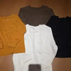 UNIQLO Uエアリズムコットンクルーネック長袖カットソー 110cm セット