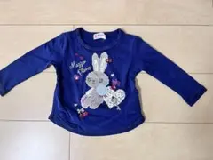 Mezzo Piano 長袖カットソー 90cm ネイビー