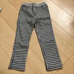 ブラックチェック柄 レギンスパンツ