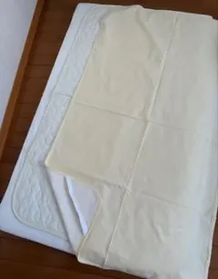 西川リビング ベビー 防水シーツ キルトパッド 2点セット 70×120cm