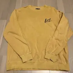 lost イエロー クルーネック トレーナー Lサイズ