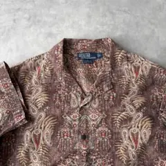 POLO ポロ ラルフローレン 半袖 シャツ Mサイズ CLAYTON 総柄