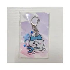 【ちいかわ】 ハチワレ アクリルキーホルダー ビーズストラップ付き