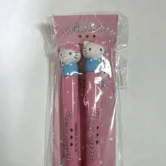 ハローキティ マスコット付　箸　ピンクのサムネイル