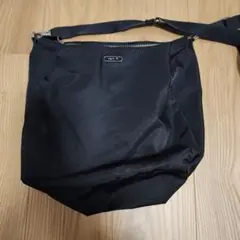 agnes b. アニエスベー ブラック ショルダーバッグ　2way