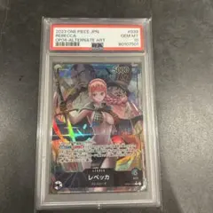 「ワンピースカード レベッカ リーダーパラレル PSA10 OP04」