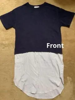 【翌日発送◎】部屋着にも◎ 重ね着風　チュニック season reason M