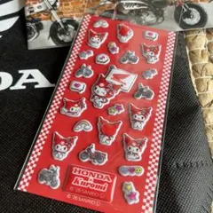 サンリオ　ボンボンドロップシール HONDA Kuromi ステッカー限定コラボ