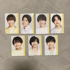 なにわ男子 デタカ 厚紙 プロフィール